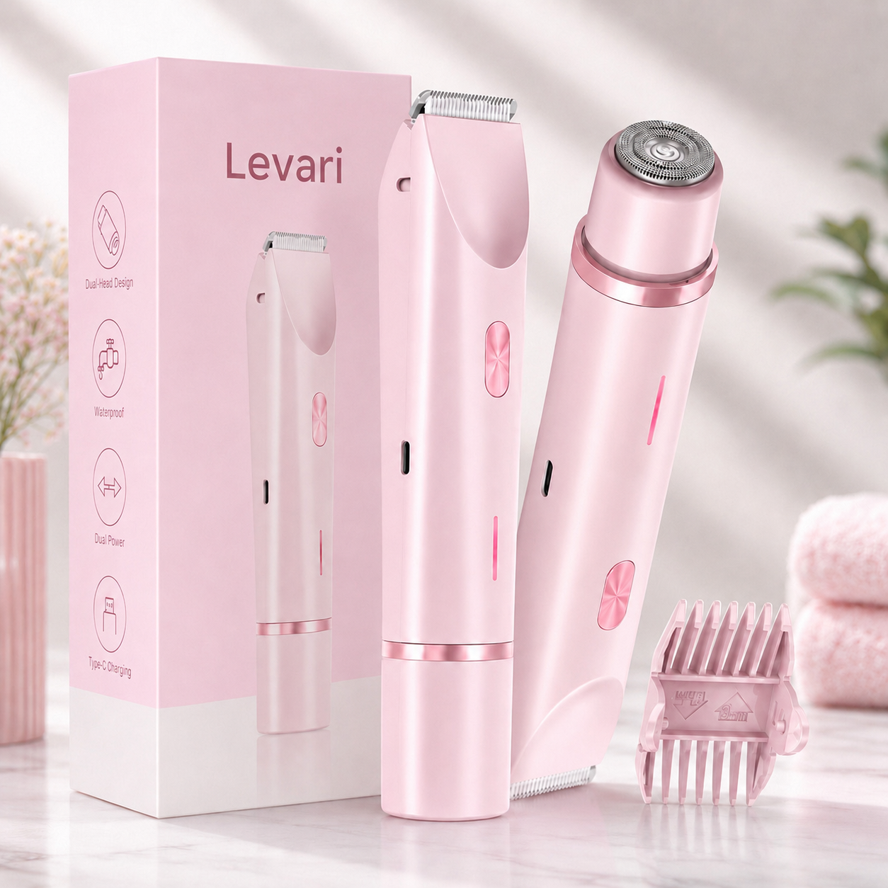 "Dual Head" Hair Removal Device