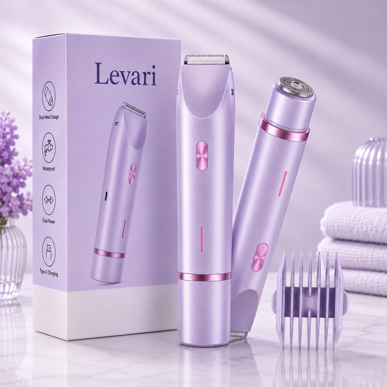 "Dual Head" Hair Removal Device